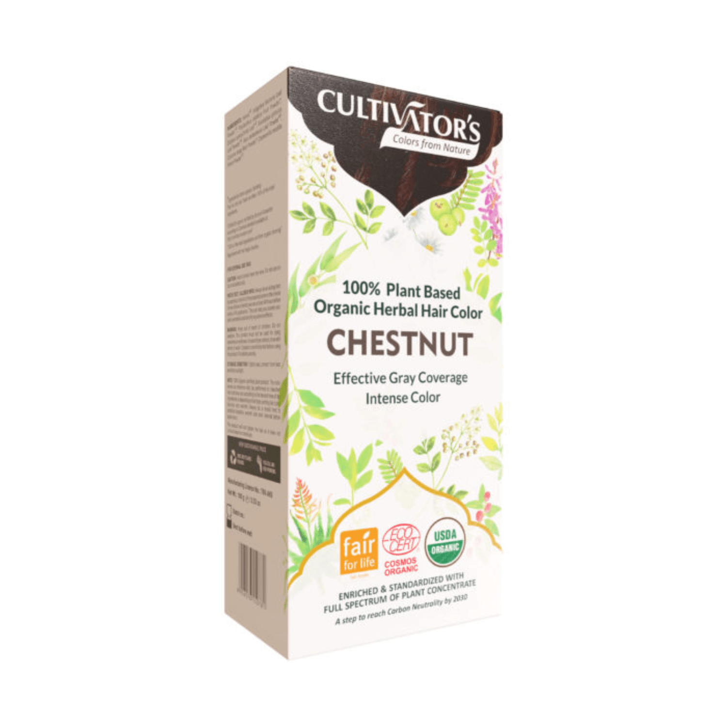 Cultivators Organic Herbal Hair Color, Chestnut